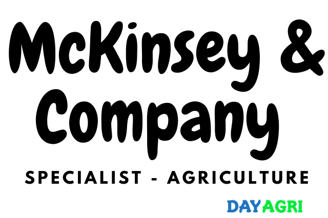 Specialist – Agriculture McKinsey & Company Chicago, IL