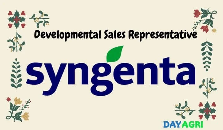 Syngenta Developmental Sales Representative Crop Protection