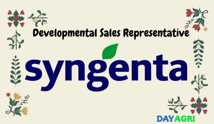 Syngenta Developmental Sales Representative Crop Protection