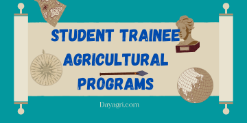 Student Trainee (Agricultural Programs) DEPARTMENT OF AGRICULTURE