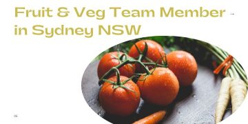 We are looking for a Fruit & Veg Team Member to join our store's team. As a Fruit & Veg Team Member, check out new farm jobs in australia