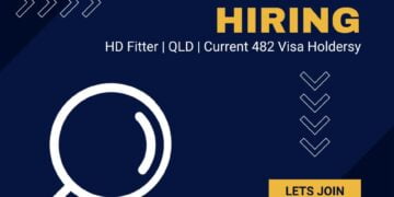 HD Fitter | QLD | Current 482 Visa Holders to Apply