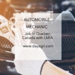 Automobile Mechanic Job in Quebec-Canada For Foreigners with LMIA