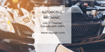 Automobile Mechanic Job in Quebec-Canada For Foreigners with LMIA
