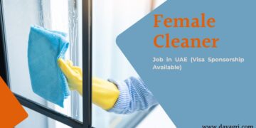 Female Cleaner Job in UAE (Visa Sponsorship Available)