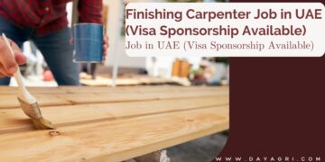 Finishing Carpenter Job in UAE (Visa Sponsorship Available)