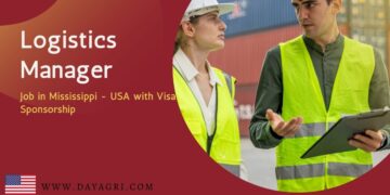 Logistics Manager Job in Mississippi - USA with Visa Sponsorship