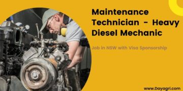 Maintenance Technician - Heavy Diesel Mechanic Job in NSW with Visa Sponsorship