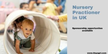 Nursery Practioner Job in UK- Sponsorship opportunites available