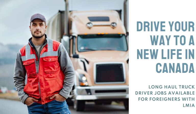 Long Haul Truck Driver Job in BC – Canada For Foreigners with LMIA