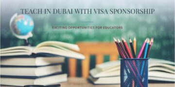 Teaching jobs with visa sponsorship in Dubai - UAE