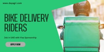 Bike Delivery Riders Job in UAE with Visa Sponsorship