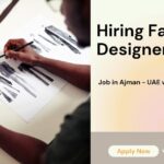 Fashion Designer Job in Ajman - UAE with Visa Sponsorship