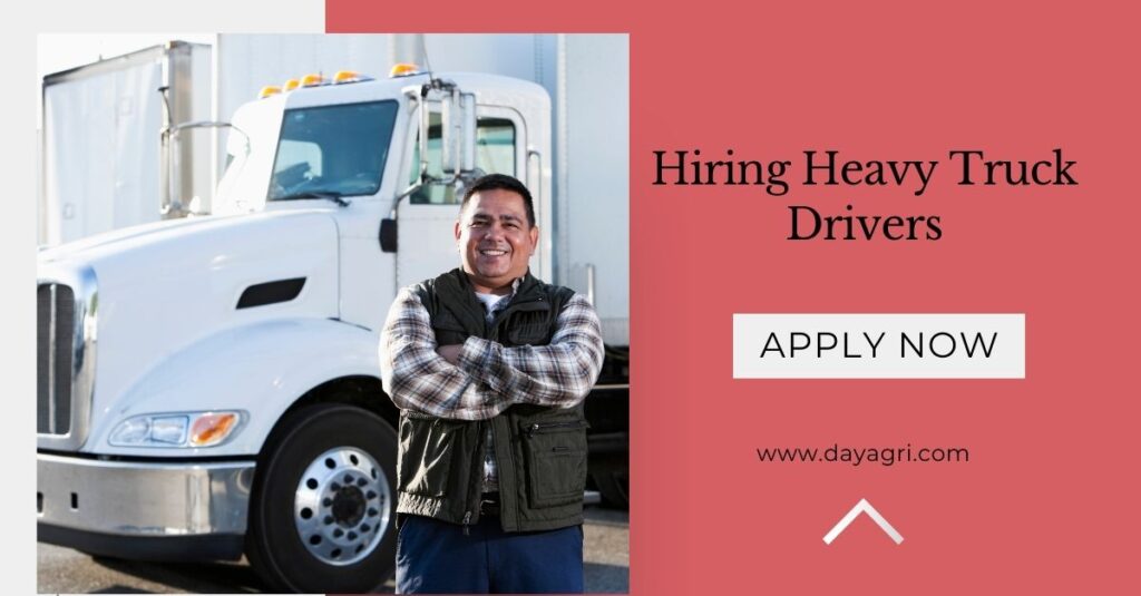 Heavy Truck Drivers Required in Dubai (Visa Sponsorship Available)