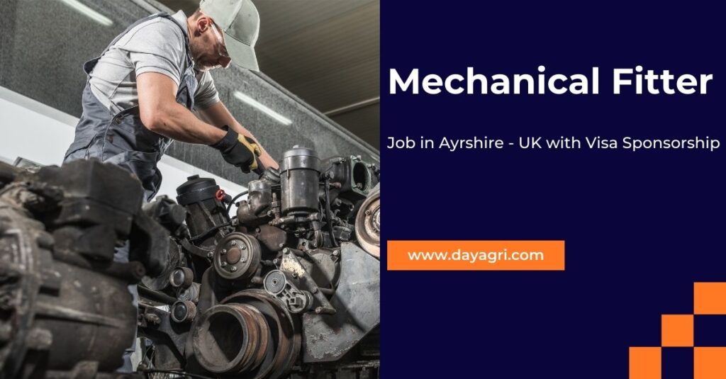 Mechanical Fitter Job in Ayrshire - UK with Visa Sponsorship