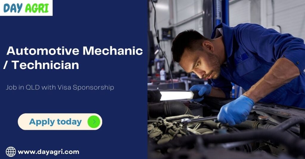 Visa Sponsorship Available For Automotive Mechanic / Technician in QLD