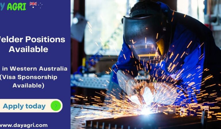 Welder Positions Available in Western Australia (Visa Sponsorship Available)