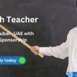 French Teacher Job in Dubai - UAE with Visa Sponsorship