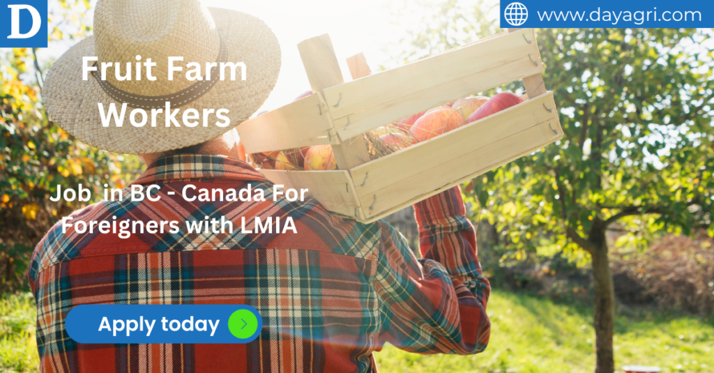 Fruit Farm Workers Needed in BC - Canada For Foreigners with LMIA