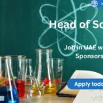 Head of Science Job in UAE with Visa Sponsorship