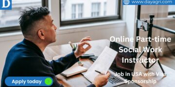 Online Part-time Social Work Instructor Job in USA with Visa Sponsorship