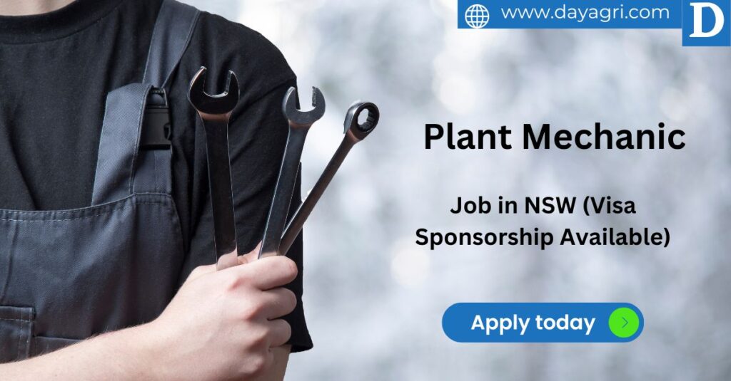 Plant Mechanic Required in NSW (Visa Sponsorship Available)