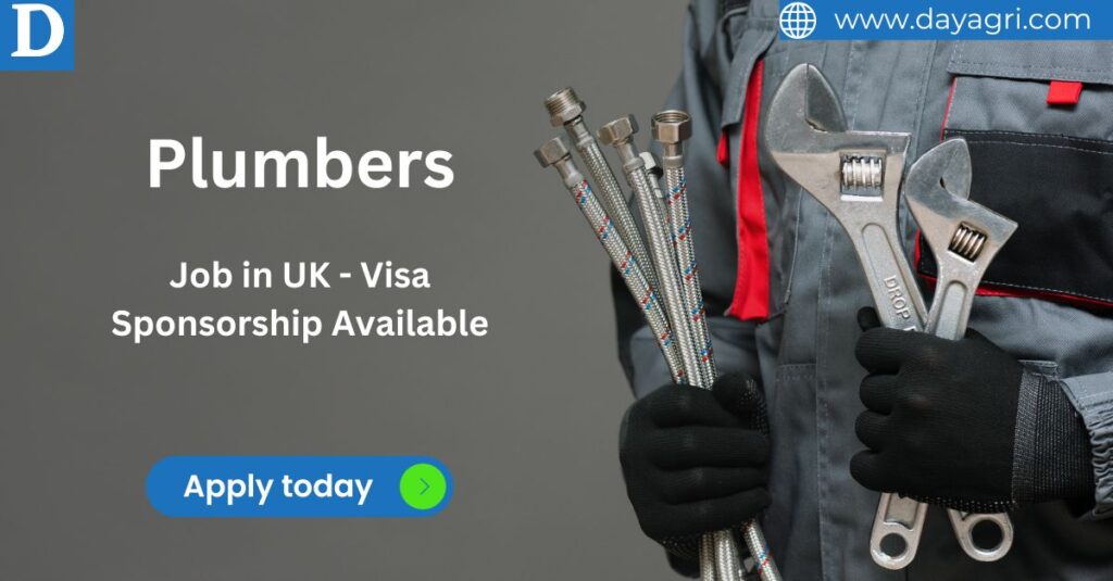 Plumbers Needed in UK - Visa Sponsorship Available