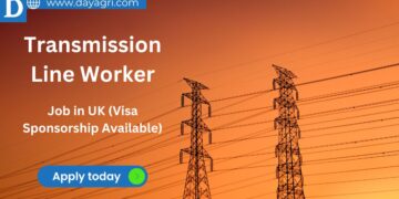 Transmission Line Worker Job in UK with Visa Sponsorship