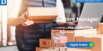 Store Manager Job in UK (Visa Sponsorship Available)