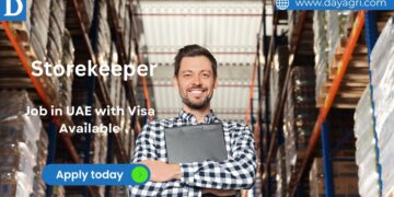Storekeeper Job in UAE with Visa Sponsorship