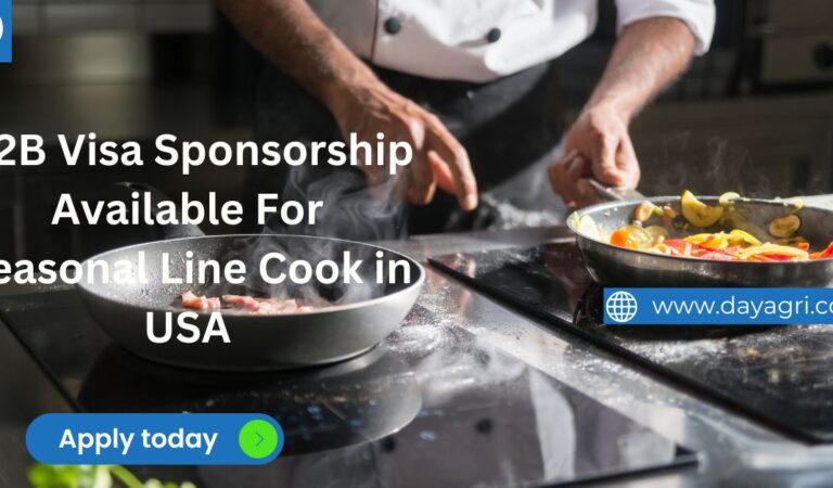 Line Cook Job in USA – H-2B Visa In-Country Extension Available