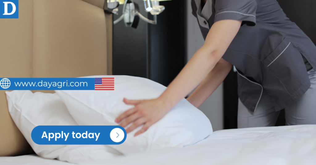 Room Attendant Job in USA – H-2B Visa In-Country Extension Available